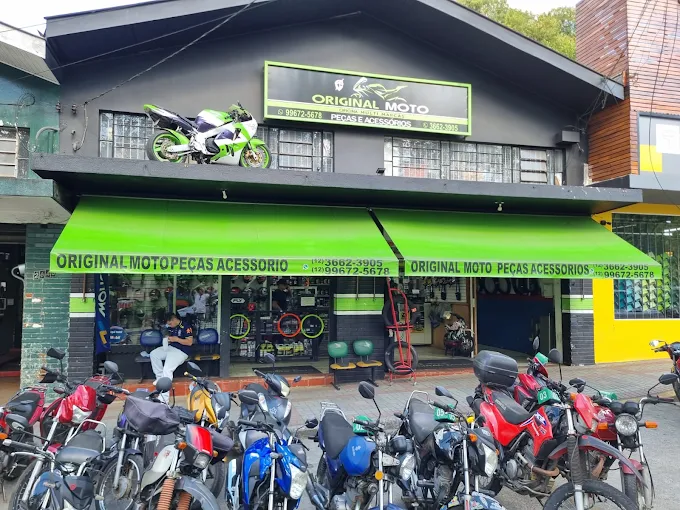 Fachada da Oficina de Moto Original Moto em Campos do Jordão